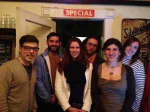 L-R: Michael Thorner, Djordje Krstich, Kate Hodgson, Chris Ryan Graham, Marsha Shandur, Claire Farmer.